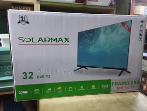 Solarmax 32 Inch Digital Frameless LED TV With Built-in Decoder