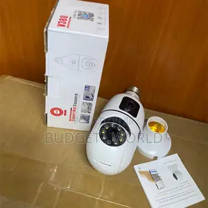 V380 Pro Dual Lens Wireless PTZ Bulb Camera – HD Smart Security