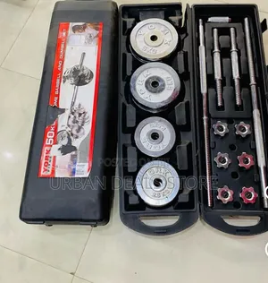 50KG Chrome Dumbbell Set