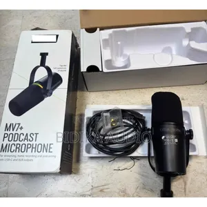 New Shure MV7+ Podcast Microphone