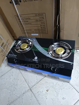 Nunix Tempered Glass Gas Stove – Double Burner