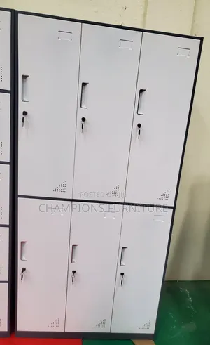 Six-Lockers Steel Storage Cabinet