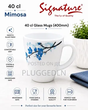 36pcs Signature Glass Mugs (400ml)