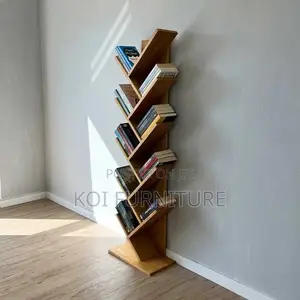 Storage Unit; Tree Alte Wooden Book Storage Shelf Rack