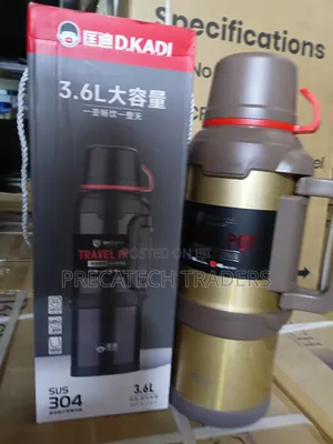 DKADI 3.6L Stainless Steel Vacuum Flask