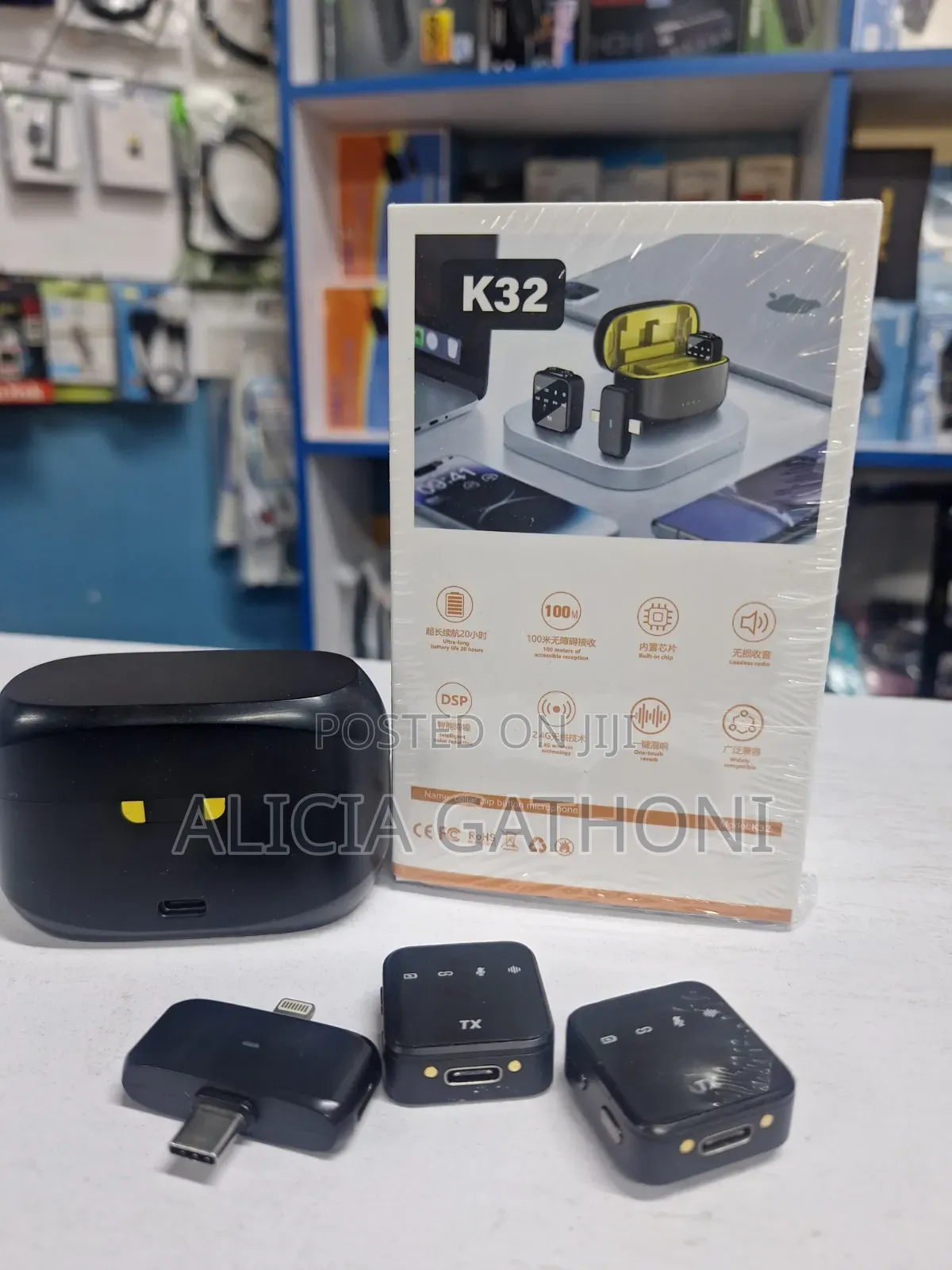 Type C/iPhone Wireless Magnetic Microphone