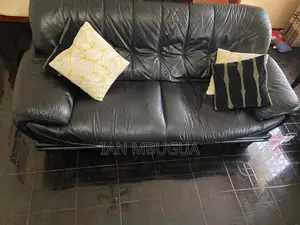 6 Seater Leather Sofa Set