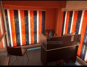 Light, Privacy and Elegance Office Window Vertical Blinds
