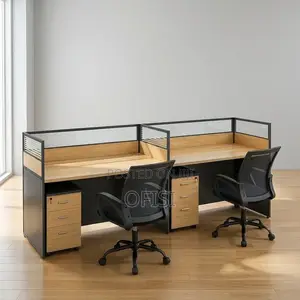 Office Workstation; 2 Way Straight Office Workstation