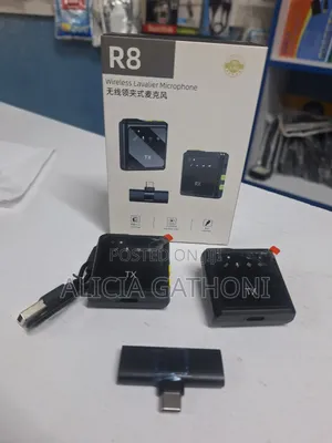 Type C Wireless Double Microphone With Jack Port for Sound Monitoring