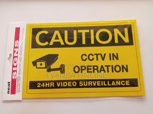 Caution Sign - CCTV in Operation