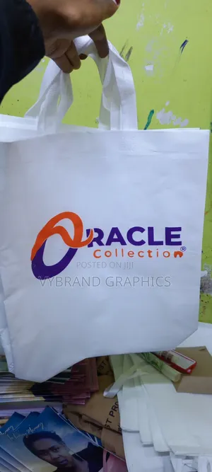100pcs Non Woven D Cut Bags Branded Packaging Bags