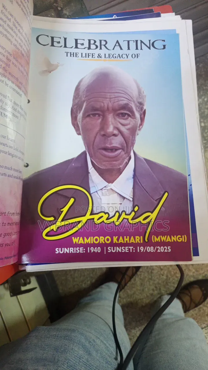 Eulogy/Funeral Programs