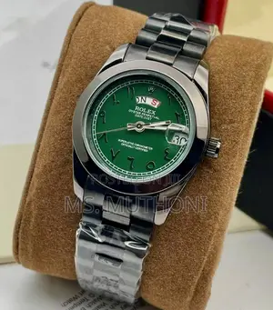 Green Dial,Arabic Numerals,Pure Sophistication Rolex for Ladies