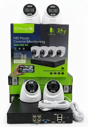 Calus HD Pixel CCTV Camera/ 4 Channel Security CCTV Camera