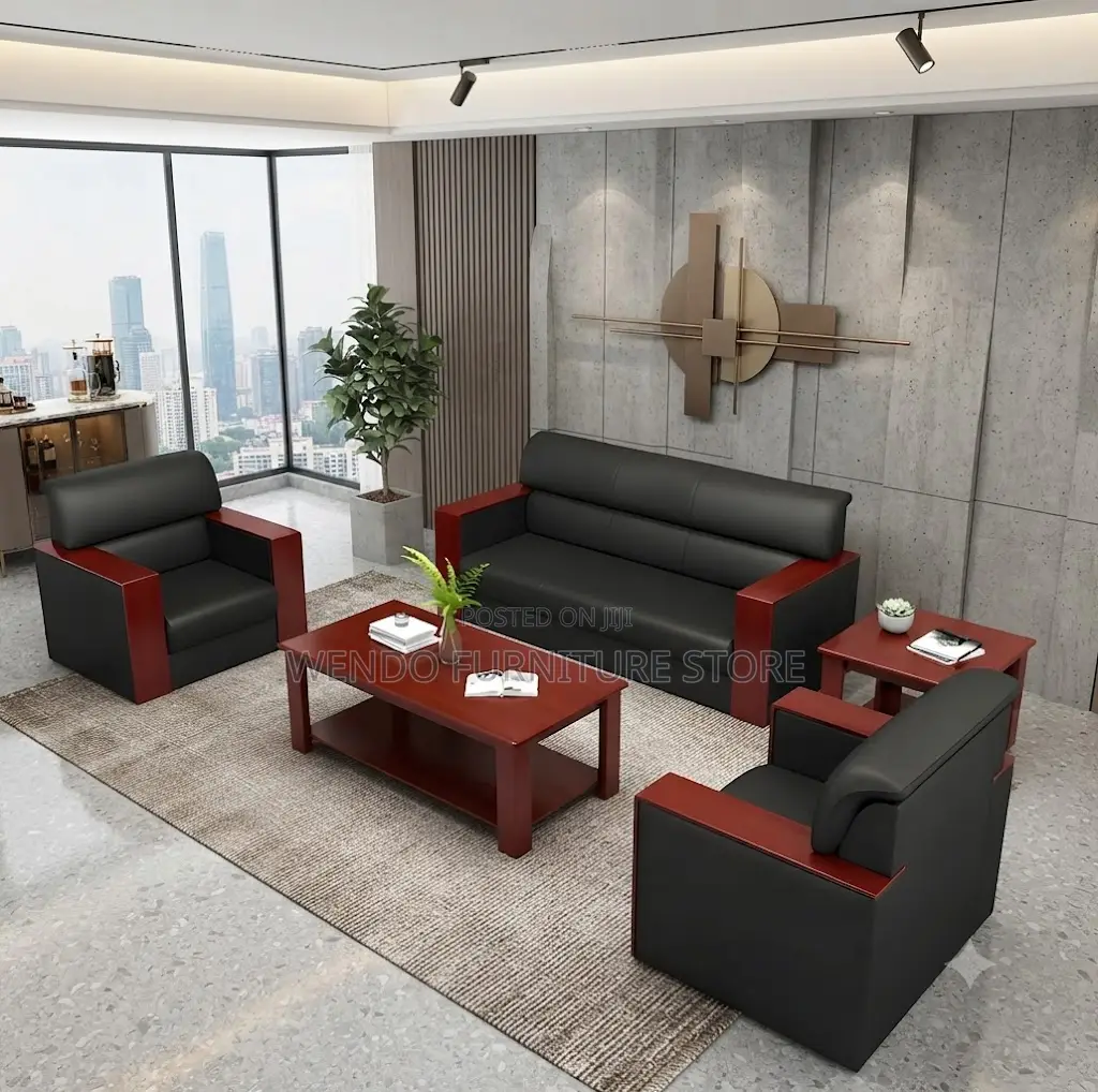 Office Sofa; Five Seaters Executive High Cushioned Sofa Set