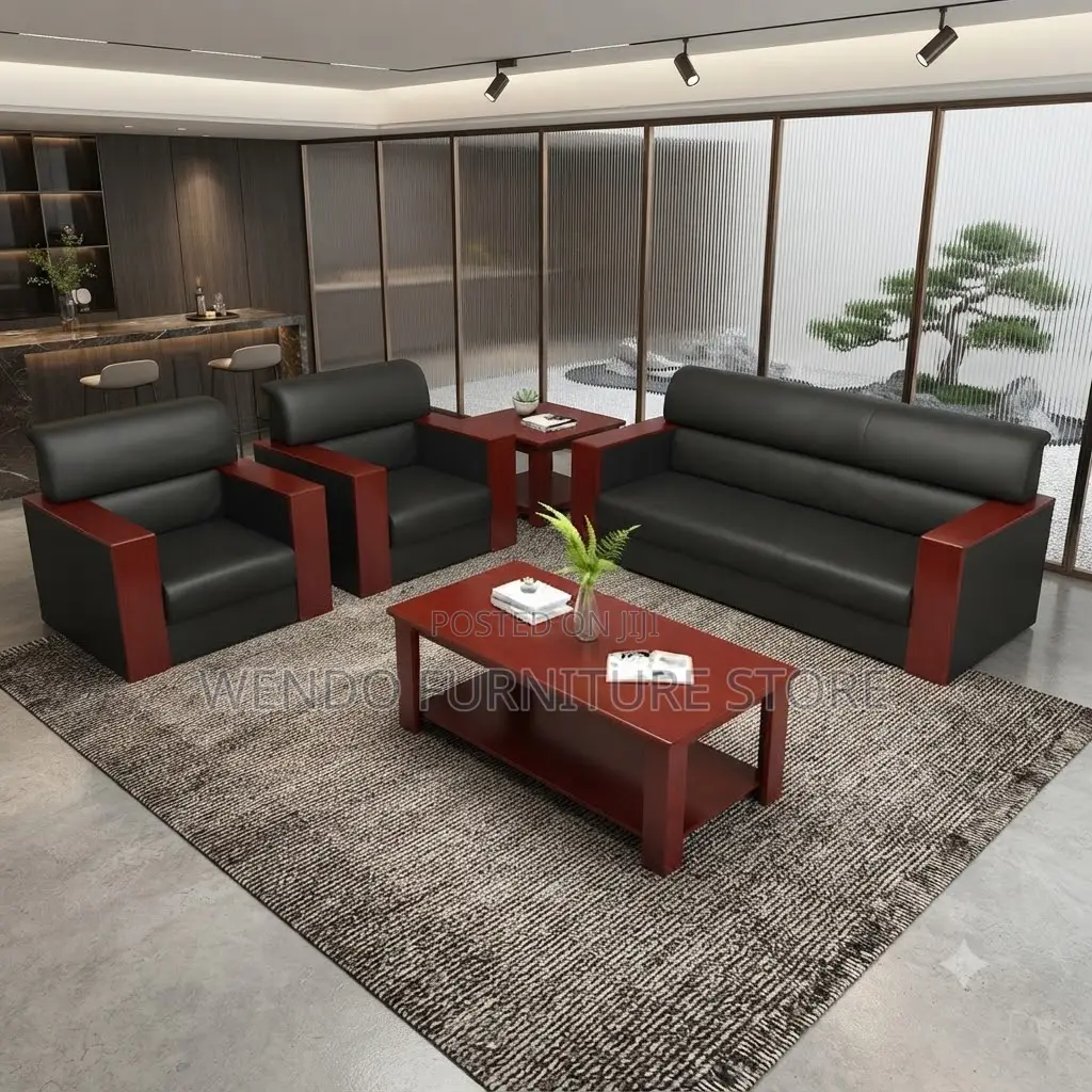 Office Sofa; Five Seaters Executive High Cushioned Sofa Set