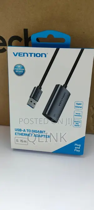 Vention USB-A to Gigabit Ethernet Adapter, CEZHB