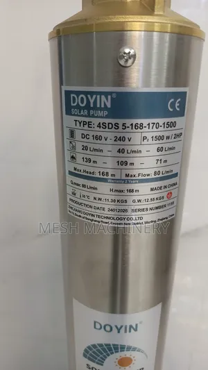 DOYIN Dc Solar Brushless Submersible Borehole Water Pump