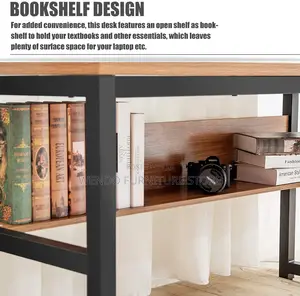 Office Desk; Urban Home Office Table With Under Book and CPU Holder