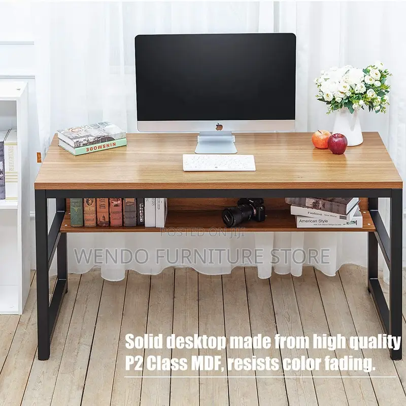 Office Desk; Urban Home Office Table With Under Book and CPU Holder