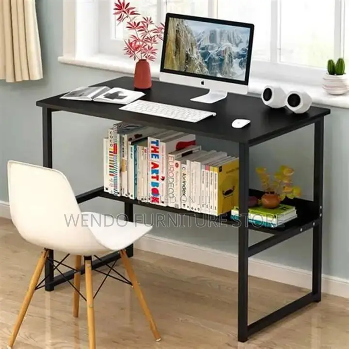 Office Desk; Urban Home Office Table With Under Book and CPU Holder