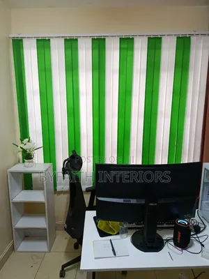 Clean and Smart Installed Office Blinders