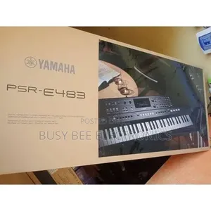 Psre483 Standard 61 Keys Keyboard With Adopter and Keyboard Stand