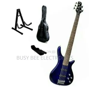5 Strings Base Guitar With Stand, Belt and Bag