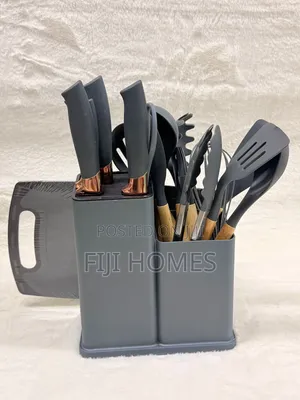 19pcs Silicon Cutlery Set