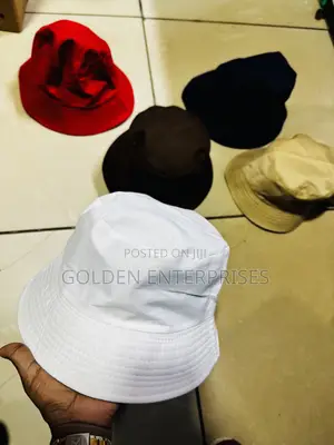 White Double Sided Bucket Hat
