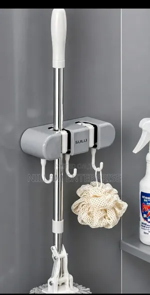 Non Slip Wall Mounted Mop Holder*