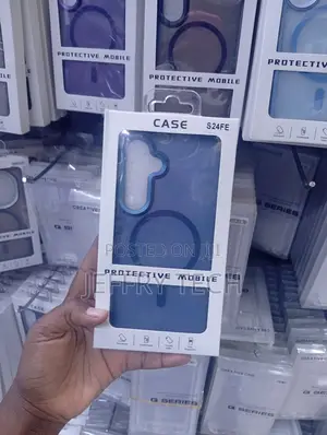 Samsung Galaxy S24FE Semi-Translucent Blue Backplate Cover