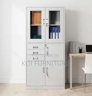 Office Cabinet; Two Doors Steel Filing Cabinet (With Safe)