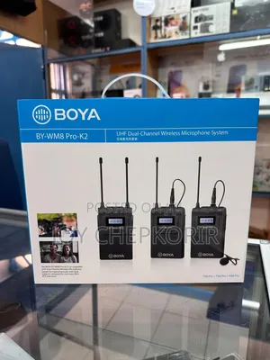 BOYA BY-WM8 Pro- UHF Dual-Channel Wireless Microphone System