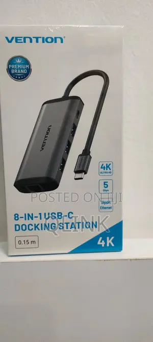 Vention USB C Multi-Function 8 in 1 Docking Station