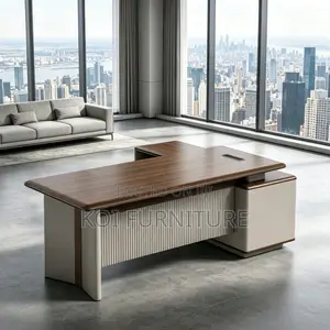Office Desk; 1.6 Meters Executive Advanced Office Desk in L Shape