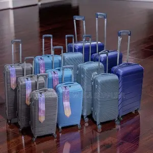 Lightweight 3 in 1 Unbreakable Rubber Suitcase Briefcase Travel Bags