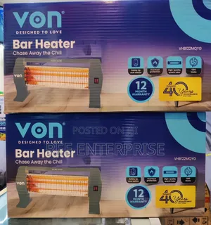 Von Quartz Bar Room Heater Now Available