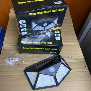 Unique Four-Sided Design 100 LED Solar Motion Sensor Light
