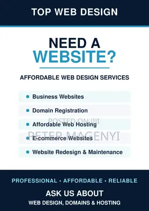 Affordable Website Design, Domain and Hosting Services