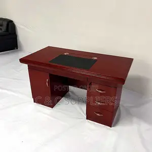 Executive Mahogany Fixed Study Desk-1.2m