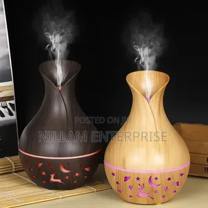 Wooden Small Vase Ultrasonic Humidifier/Diffuser* 200ml