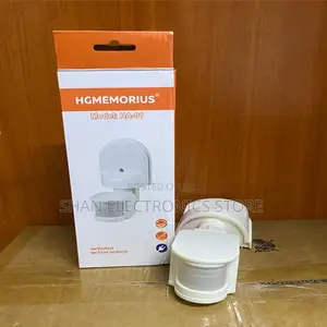 Security Infrared Motion Sensor - 180° Adjustable Brightness White