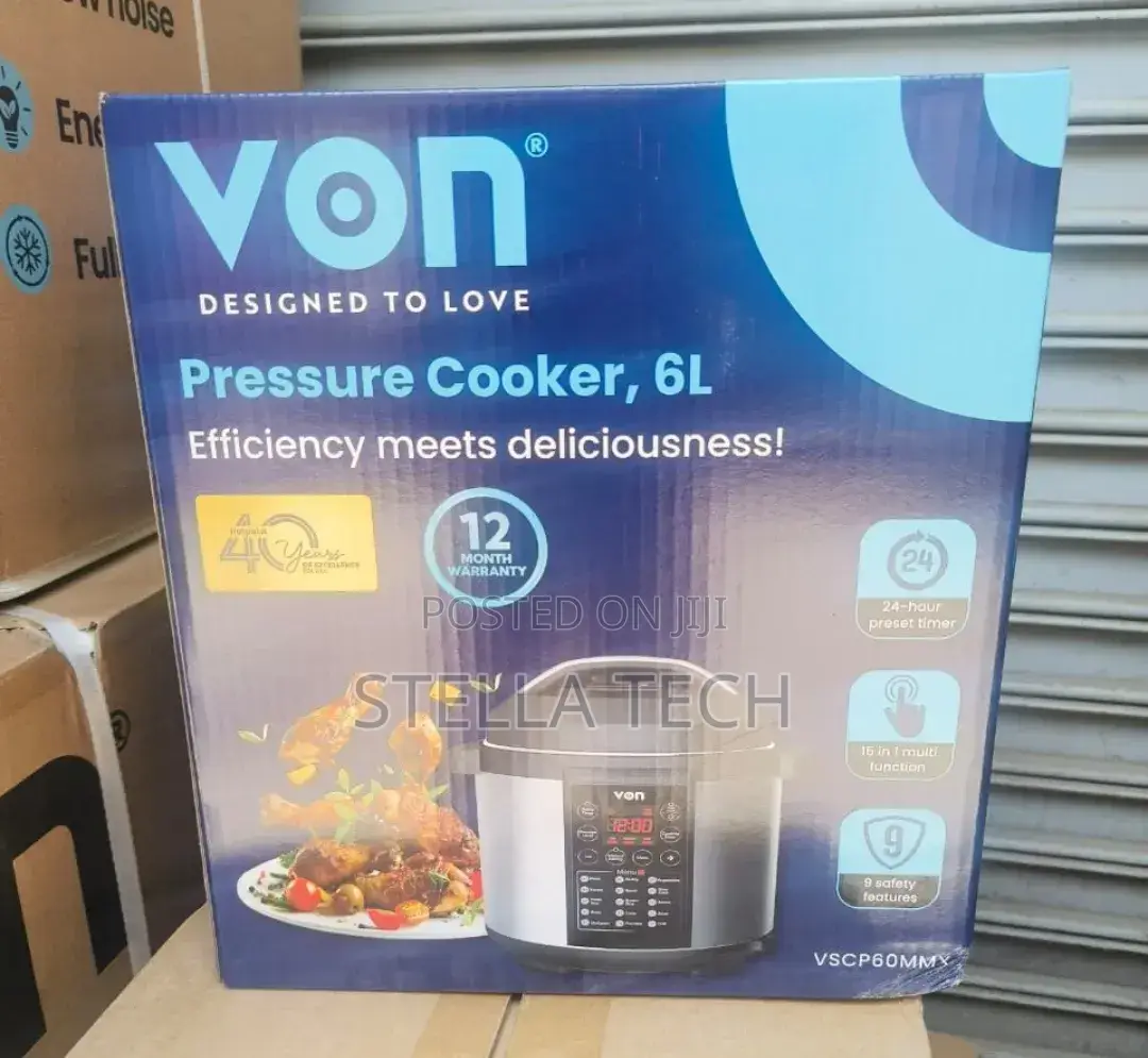 6 Litres Von Electric Pressure Cooker