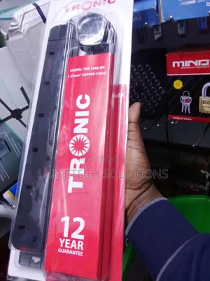 Tronic Extension Cable Six Way With Surge Protector, Durable Reliable