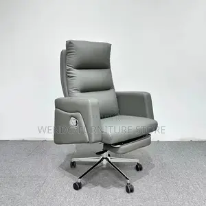 Office Chairs; Executive High Office Chair With Foldable Footrest