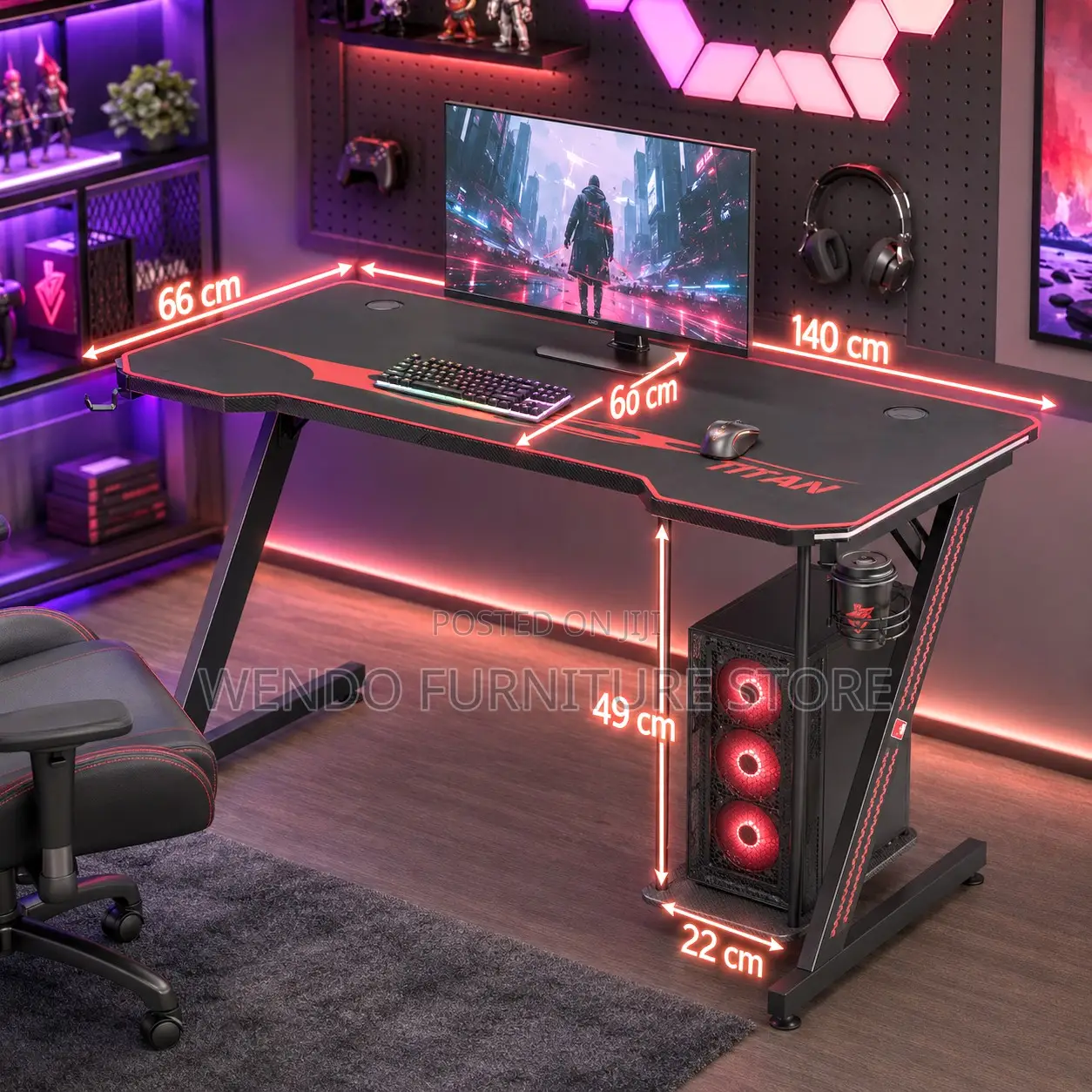 Office Desk; Home Studio Gaming and Computing Desk