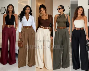 Official Wide Leg Pants + Belt