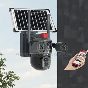 Remote View Monitoring 20MP 4G PTZ Dual Three Triple Lens Solar Camera
